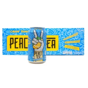 Caddy Shack Peace Tea, Lemon Flavored Soda, 12 FL oz (12 Pack) - Picture 1 of 5