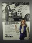 1978 Allstate Insurance Ad - Saved Her From Owing Bank