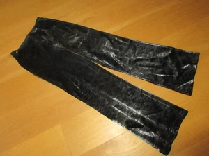 ladies girls ASOS DESIGN black pvc faux leather trousers, size 8 - Picture 1 of 5