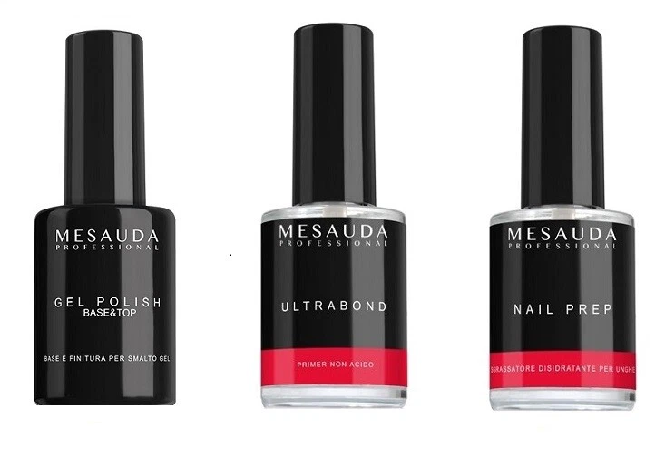 Mesauda Base & Top | Ultrabond | Nail Prep | Kit Smalto Gel Semipermanente 14 ml - Immagine 1 di 1