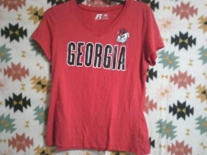 Pre-Owned Girls/Teens Georgia Bulldogs Tshirt-Size Youth M (8-10)-Russell - Picture 1 of 10