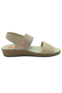 Softinos by FLY London Leather Sandals Alp Taupe - Picture 1 of 5