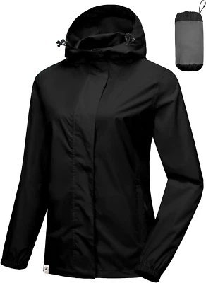 Mapamyumco women's light rain jacket with hood - Image 1 of 4