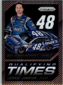 2016 Panini Prizm Qualifying Times #7 Jimmie Johnson