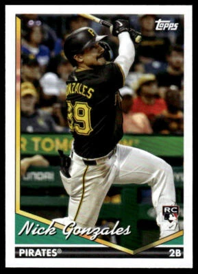 Nick Gonzales 2024 Topps Archives #227 Pittsburgh Pirates - Image 1 of 2