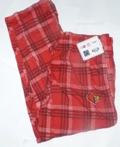 NEU NCAA Louisville Cardinals Flanell kariert Hose Loungewear Nachtwäsche XL neu mit Etikett - Bild 1 von 2