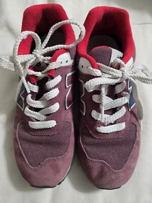 Talla 4.5 - Zapatillas New Balance Niños 574 Borgoña/Azul Marino Foto 1 de 4