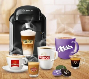 Bosch TAS1252 Vivy XS Slim Tassimo Kapsel Kaffeemaschine 1300W 0,7L Black - Bild 1 von 11