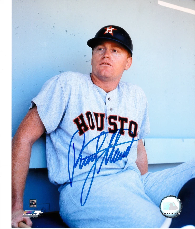 RUSTY STAUB  HOUSTON ASTROS   ACTION SIGNED 8x10 - Image 1 of 1