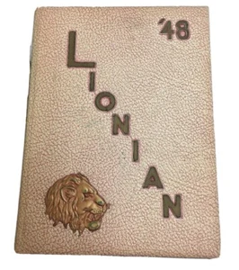 Original 1948 Lincoln High School Yearbook Annual Canton Ohio OH Lionian - Picture 1 of 11