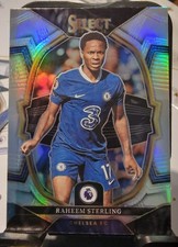 2022-23 Panini Select EPL Raheem Sterling Silver Prizm #30 Chelsea FC