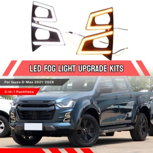 For Isuzu D-Max RG 2019-2024 PAIR Headlight Fog Light Daytime Running Light LED - Picture 1 of 8