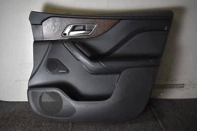 17-20 JAGUAR F-PACE FRONT RH Right Door Trim Panel Black HK83-20162-ABW - Image 1 of 4