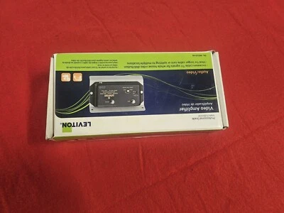 Leviton Video Amplifier Module 48210-VA CoAxial Signal Booster with FM Trap 25db - Image 1 of 2