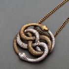 The Neverending Story Jewelry Vivid Two Snakes Necklace Pendant Snake Auryn
