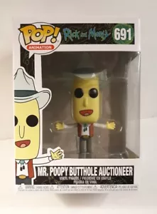 Funko Pop! Animazione Rick and Morty 691 Mr. Poopy Butthole banditore d'asta!!! - Foto 1 di 6
