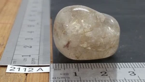 QUARTZ RUTILE du Brésil pierre roulee mineraux lithotherapie collection reiki - Picture 1 of 5