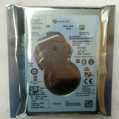 500GB For Seagate ST500LX025 2.5" FireCuda SSHD 8GB cMLC NAND SATA III - 6Gb/s - Image 1 of 3