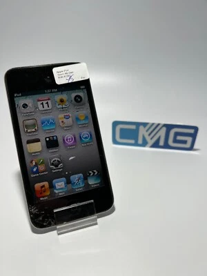 Apple iPod touch 4.Generation 8GB 4G ( Display beschädigt, sonst in Ordnung) x5 - Bild 1 von 4
