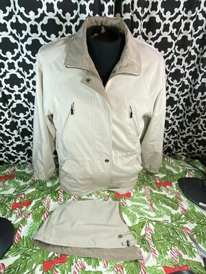 Chaqueta Braefair Hombre Beige Marrón Cremallera con Capucha - Talla S Foto 1 de 4