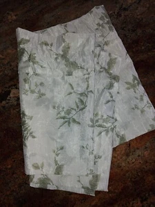 Croscill Tuscany Polyester Crinkle Sage Poof Valance 90x15" - Picture 1 of 5