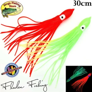 FLADEN Giant UV Squid Octopus 30cm - Dorsch Norwegen Köder Meeresköder Muppets - Bild 1 von 8