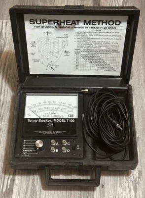 Control Power Systems T-100 CPS Temp-Seeker Thermometer T100 - No Tested - Image 1 of 4