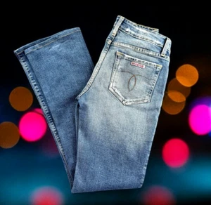 Hudson Jeans Women 29 Vintage Bootcut Made in USA Distressed 173SD (30x30) VTG - Picture 1 of 13