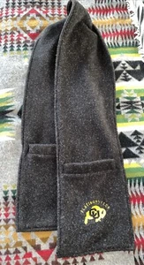 University of Colorado BUFFS Scarf Muffler W/ Pockets, Flatirons Club - Picture 1 of 2