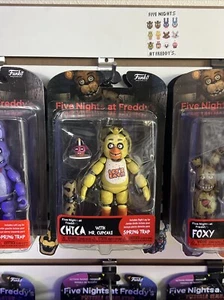 Figura Funko FNAF Five Nights at Freddy's CHICA & Mr. CUPCAKE 5" BAF Springtrap - Imagen 1 de 3