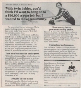 1979 Vintage Print Ad Tidy Car Success Story With twin babies make real money - Picture 1 of 2