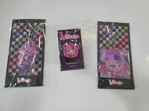 VShojo Ironmouse Enamel Pin, Square Keychain, and Fullbody Keychain set - Picture 1 of 1