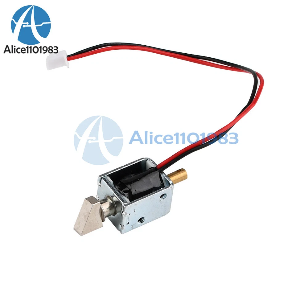 DC 12V 5.14W Slope Electromagnetic Lock Instantaneously Energized Switch Lock - Image 1 of 1