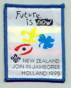 1995 World Scout Jamboree NEW ZEALAND / NZ SCOUTS Contingent Patch - Picture 1 of 1