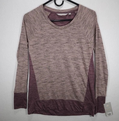 Camisa de manga larga Harmony and Balance para mujer color rosa talla pequeña Foto 1 de 4