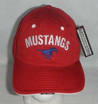 NWT Southern Methodist University SMU Mustangs Tennis Red Baseball Hat Cap - Image 1 of 4