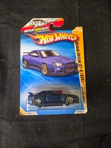2010 Hot Wheels New Models Nissan Skyline GT-R (R34) # 7/44 (selten blau) - Bild 1 von 3