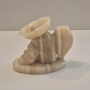 Soporte de palillo de dientes de mármol tallado mexicano siesta hombre dormido sombrero 3 pulgadas - Imagen 1 de 14
