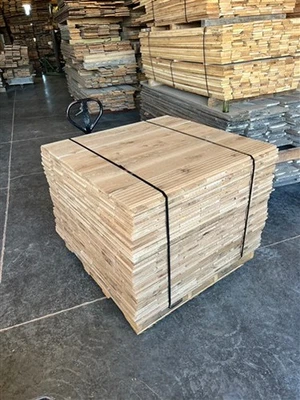 Nueva madera de roble, piso de roble con tapa lisa, ranura de lengüeta de piso de madera dura  Foto 1 de 4