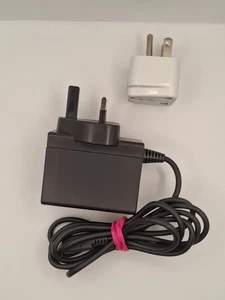 Cargador de fuente de alimentación de CA para Nintendo Switch OEM - PAL UK Plug con adaptador de EE. UU. - Imagen 1 de 3