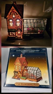 Banco de trabajo de Papá Noel colección The Flowering Pot Green House Christmas Village - Imagen 1 de 24