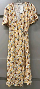 COMPANIA FANTASTICA Wickelkleid mit Blumenmuster - M - Bild 1 von 10