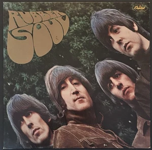 The Beatles Rubber Soul Rare 1970's Capitol Records Orange Label NM Vinyl LP - Picture 1 of 9