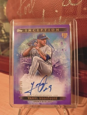 2024 Topps Inception  Emerging Stars Autographs Yariel Rodriguez Inception /199 - Image 1 of 2