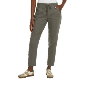 James Perse Linen Utility Pant Olive Size James Perse 2 US Medium NEW NWT - Picture 1 of 8