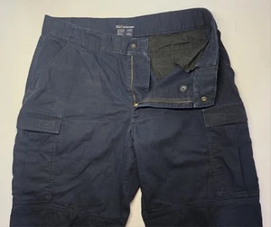 5.11 Tactical Mens Size XL (39 1/5) Navy Blue Rip Stop Cargo Pants EMS - Picture 1 of 10