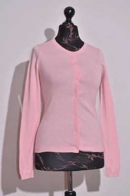 GANT Women’s Cotton Wool Cardigan Sweater Pink Button Front Long Sleeve Size XS - Image 1 of 4