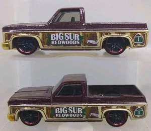 Hot Wheels 83 Chevy Silverado Road Trippin Big Sur Redwood Base Variation Lot - Bild 1 von 7