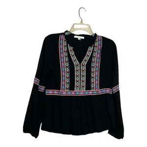 Andree by Unit Women's Boho Embroidered Tunic Top - M - Picture 1 of 12