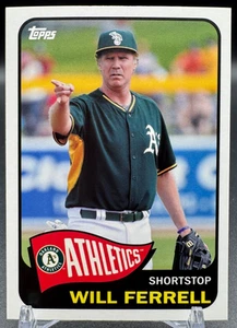 2015 Topps Archives Will Ferrell WILL FERRELL #WF1 Oakland Athletics - Picture 1 of 2